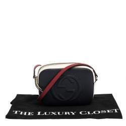 مملوكة مسبقًا Gucci Tri Color Leather Small Soho Disco Shoulder Bag