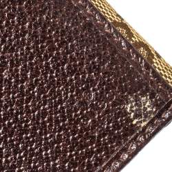 Gucci Beige/Brown GG Canvas and Leather Continental Wallet
