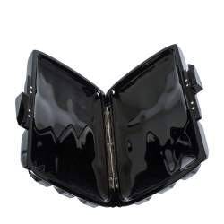 Pre Owned Gucci Black Plexiglass Aristographic Evening Clutch