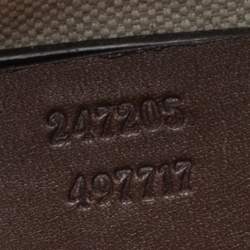مملوكة مسبقًا Gucci Beige/Brown GG Canvas and Leather Medium Vintage Web Boston Bag
