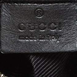Pre Owned Gucci Black GG Canvas and Leather Small Joy Boston Bag