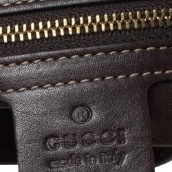 مملوكة مسبقًا حقيبة غوتشي صغيرة إندي جلد وكانفاس جي جي بيج /بني