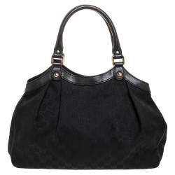 Pre Owned حقيبة يد غوتشي سوكي كانفاس GG برونزي متوسطة