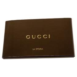 Pre Owned حقيبة يد غوتشي سوكي كانفاس GG برونزي متوسطة