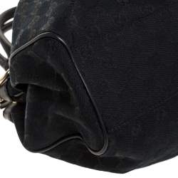 Pre Owned حقيبة يد غوتشي سوكي كانفاس GG برونزي متوسطة