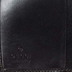 Gucci Dark Brown Leather Compact Wallet