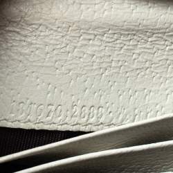 Gucci Beige GG Canvas and Leather Web French Wallet