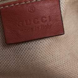 Gucci Orange Guccissima Leather Medium Sukey Bag