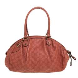 Gucci Orange Guccissima Leather Medium Sukey Bag