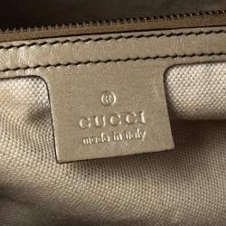 Pre Owned حقيبة كتف غوتشي ايميلي كبيرة سلسلة جلد غوتشيسيما ذهبية