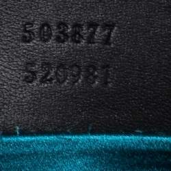 Pre Owned Gucci Black Suede and Leather Ophidia Dragon Bag