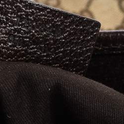 مملوكة مسبقًا Gucci Brown/Beige GG Canvas and Leather Eclipse Tote