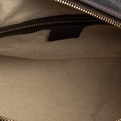 مملوكة مسبقًا Gucci Dark Brown GG Supreme Canvas and Leather Medium Joy Boston Bag