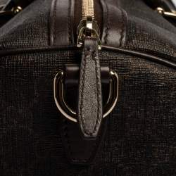 مملوكة مسبقًا Gucci Dark Brown GG Supreme Canvas and Leather Medium Joy Boston Bag