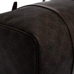 مملوكة مسبقًا Gucci Dark Brown GG Supreme Canvas and Leather Medium Joy Boston Bag