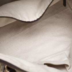 Pre Owned حقيبة غوتشي "ليدباك كرافتي" كانفاس جي جي و جلد بيج و بني 