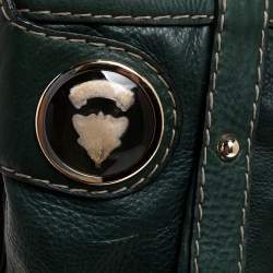 Pre Owned حقيبة هوبو غوتشي كرست بول جلد خضراء