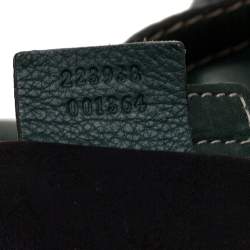 Pre Owned حقيبة هوبو غوتشي كرست بول جلد خضراء