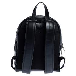 Pre Owned Gucci Black Guccissima Leather Backpacks