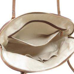 Pre Owned حقيبة غوتشي قماش وجلد جي جي بنية اللون