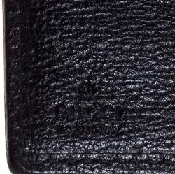 Gucci Black GG Canvas and Leather Mayfair Bow Compact Wallet 