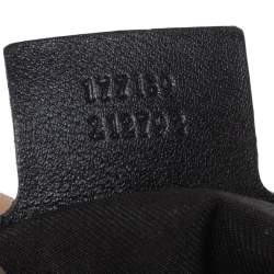 Pre Owned حقيبة غوتشي بابوسكا اندي متوسطة جلد سوداء