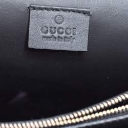 مملوكة مسبقًا Gucci Black Suede and Leather Medium Dionysus Shoulder Bag
