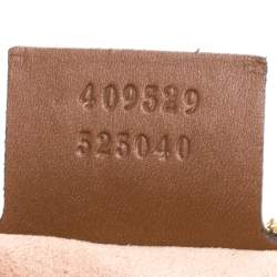 Pre Owned حقيبة بوسطن غوتشي تايغر كانفاس جي جي سوبريم بيج/بني إصدار محدود