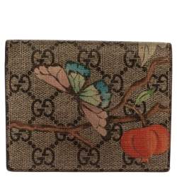 Pre Owned Gucci Multicolor Tian GG Supreme Canvas and  Leather Small Padlock Shoulder Bag