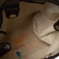 مملوكة مسبقًا Gucci Beige/Brown GG Canvas and Leather Medium Supreme Web Dressage Tote