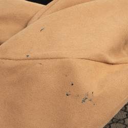 Pre Owned Gucci Tri Color GG Supreme Canvas and Leather Medium Padlock Top Handle Bag