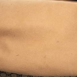 Pre Owned Gucci Tri Color GG Supreme Canvas and Leather Medium Padlock Top Handle Bag