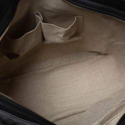 مملوكة مسبقًا Gucci Black Microguccissima Leather Bree Tote