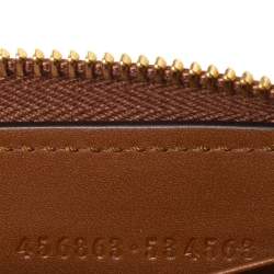 Pre Owned محفظة غوتشي كانفاس GG بيج سوبريم مقوى بسحاب محيط