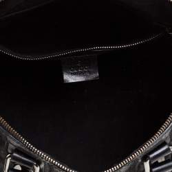 Pre Owned حقيبة غوتشي "جوي بوسطون" متوسطة كانفاس مطبوع جي جي أسود