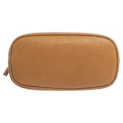 مملوكة مسبقًا Gucci Tan Leather Mini Dome Satchel