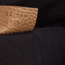 مملوكة مسبقًا Gucci Tan Leather Mini Dome Satchel