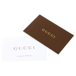 مملوكة مسبقًا حقيبة يد غوتشي "دي رينغ" جلد و كانفاس جي جي بيج