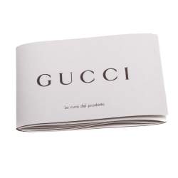 Pre Owned حقيبة هوبو غوتشي حلية جي جي جلد سوداء