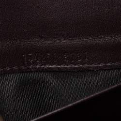 Pre Owned Gucci Brown Guccissima Abbey D Ring Continental Wallet