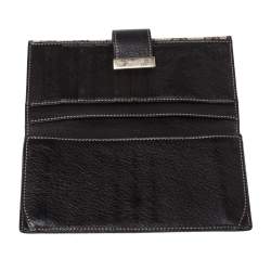 مملوكة مسبقًا Gucci Brown/Beige GG Canvas and Leather Continental Wallet