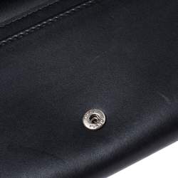 Pre Owned محفظة غوتشي كونتيننتال قلاب جلد أسود