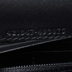 Pre Owned محفظة غوتشي كونتيننتال قلاب جلد أسود