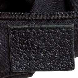 Gucci Black GG Canvas Small Vintage Web Messenger Bag