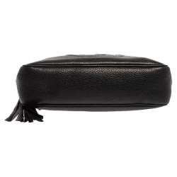 مملوكة مسبقًا Gucci Black Leather Medium Soho Chain Shoulder Bag