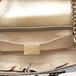 Pre Owned حقيبة كتف غوتشي إيملي بسلسلة جلد جي جي بيج متوسطة