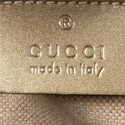 Pre Owned حقيبة كتف غوتشي إيملي بسلسلة جلد جي جي بيج متوسطة