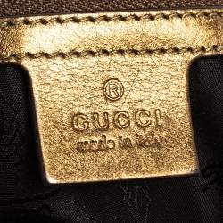 مملوكة مسبقًا حقيبة غوتشي صغيرة هيستريا جلد غوتشيسيما اخضر زيتوني ميتاليك