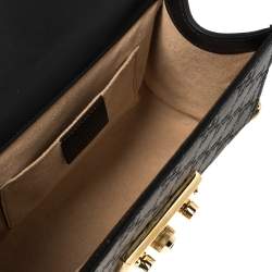 مملوكة مسبقًا حقيبة كتف غوتشي جلد غوتشيسيما ص غيرة بقفل