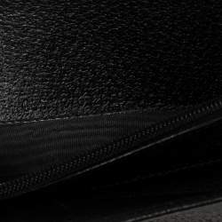 Gucci Black Leather Continental Wallet